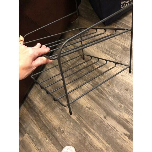 8 Rubber Feet for Longaberger Wrought Iron baker Paper Sm Corner Stand racks NEW - Picture 5 of 5